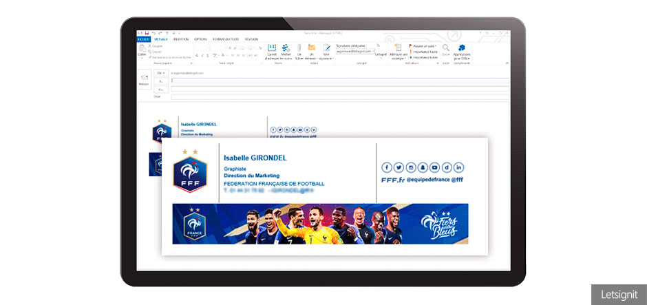 French Football Federation chooses Letsignit to improve brand identity