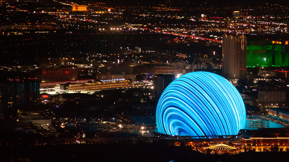 Sphere venue in Las Vegas