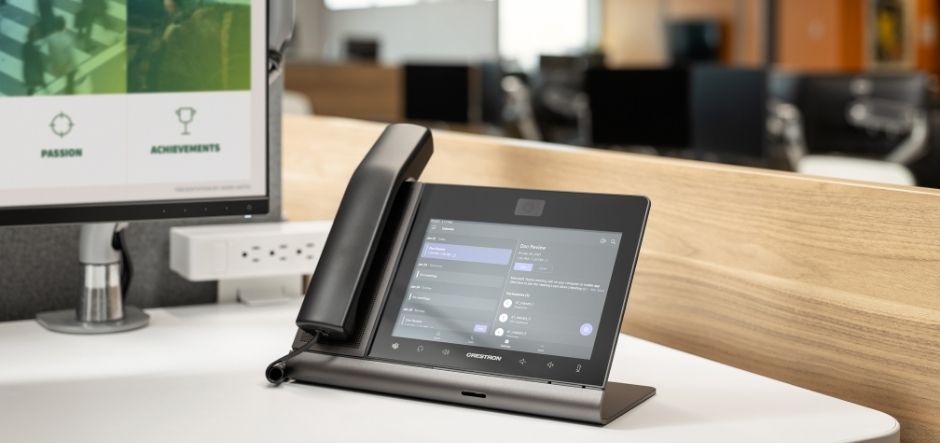 Crestron launches Crestron Flex Phones for Microsoft Teams