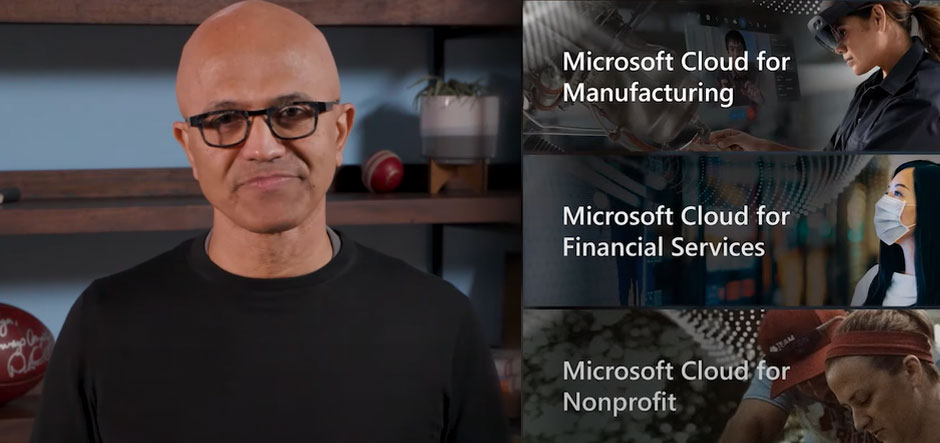 Microsoft launches financial services, manufacturing and non-profit clouds