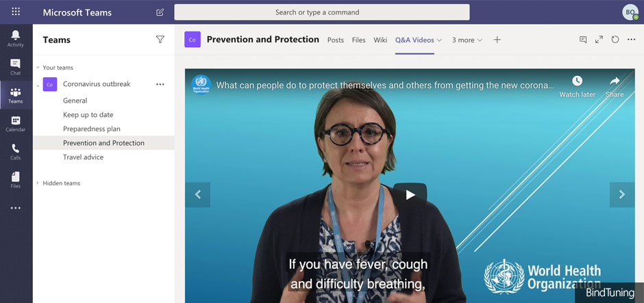 BindTuning launches outbreak preparedness kit for Microsoft Teams