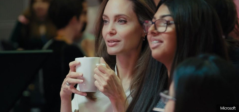 Angelina Jolie and Microsoft create children’s news show for BBC World
