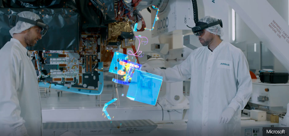Airbus chooses Microsoft mixed reality technologies
