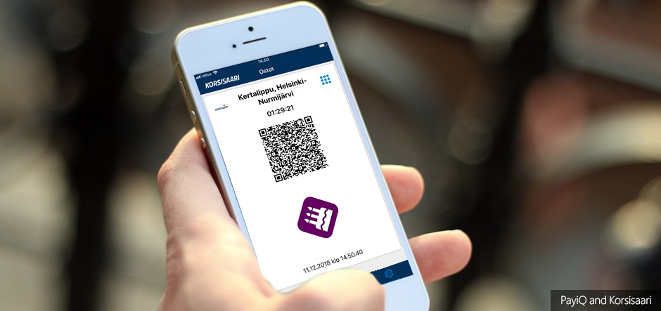 Korsisaari chooses PayiQ to help create mobile ticketing app