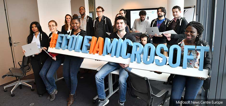 Microsoft France opens new artificial intelligence school