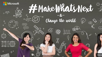Microsoft launches #MakeWhatsNext for International Women’s Day