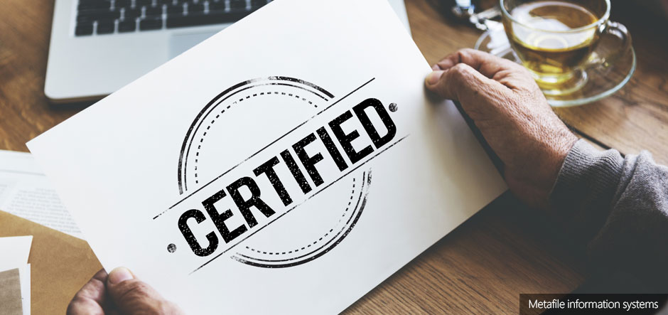 Metafile earns Microsoft Dynamics 365 certification