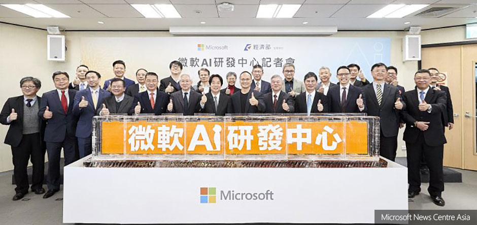 Microsoft launches AI research hub in Taiwan