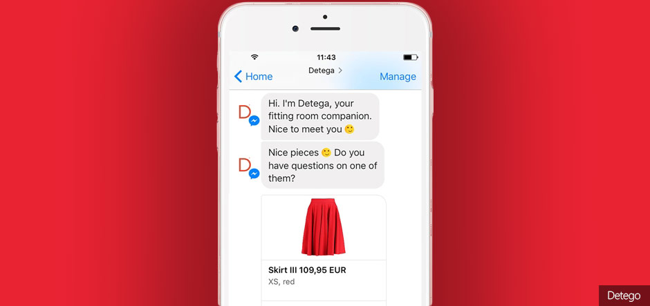 Detego launches mobile, chatbot and AI solutions for retailers