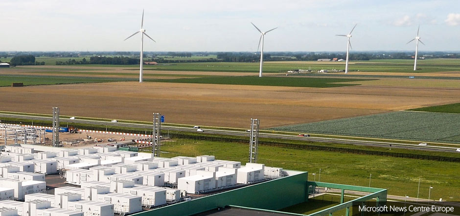 Microsoft signs new wind energy deal for Netherlands data centres