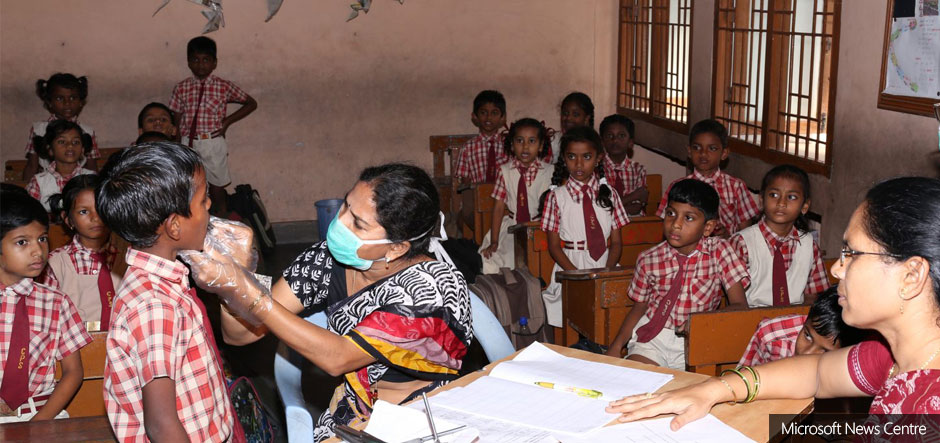 Microsoft Cloud brings healthcare to India’s classrooms