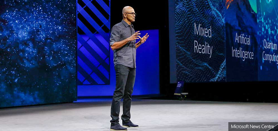 "We aim to unlock the creativity in all of us," says Satya Nadella