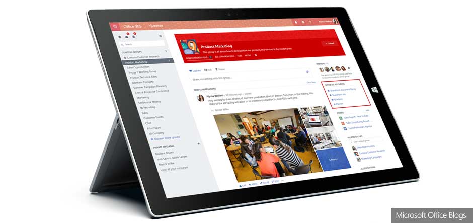 The benefits of Yammer's new integration with Office 365 Groups