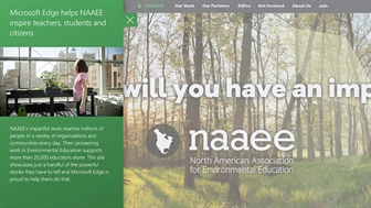 Microsoft Edge works with NAAEE to develop digital storytelling platform