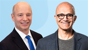 How to overcome industry challenges with AI, according to LSEG’s David Schwimmer and Microsoft’s Satya Nadella