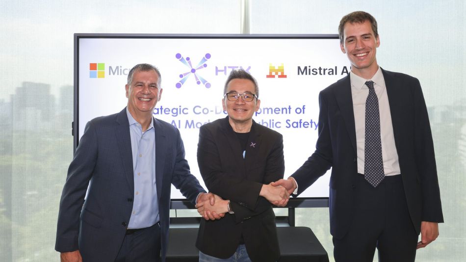 HTX partners with Microsoft and Mistral AI to develop generative AI for public safety in Singapore