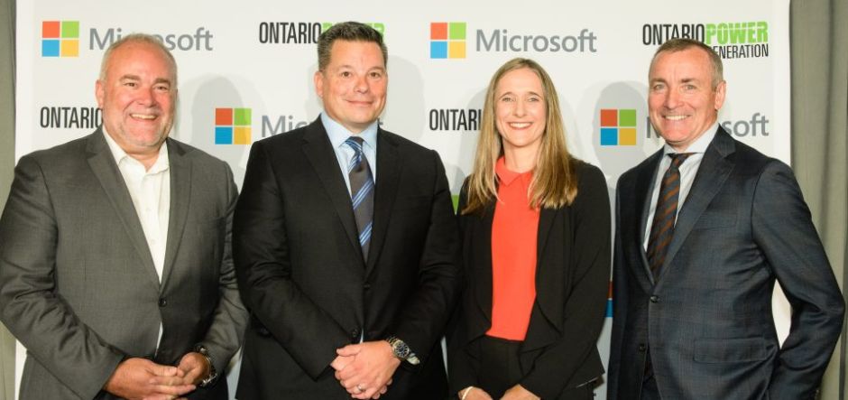 OPG and Microsoft to deliver clean energy solutions