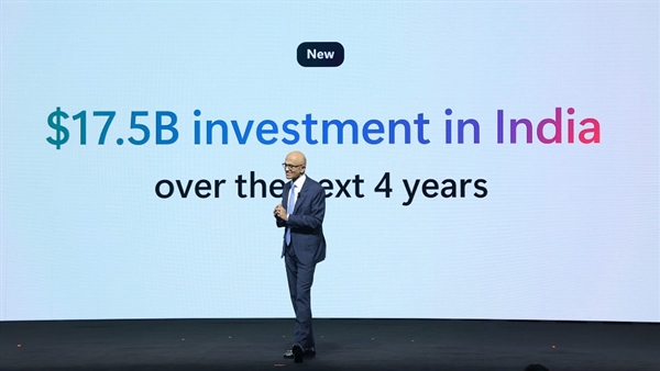 Microsoft commits $17.5bn towards India’s AI and cloud transformation
