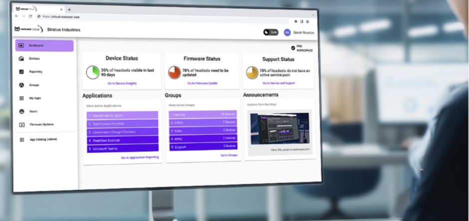 RealWear launches cloud platform for mixed reality IT...