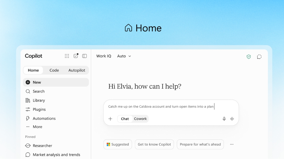 Home page
